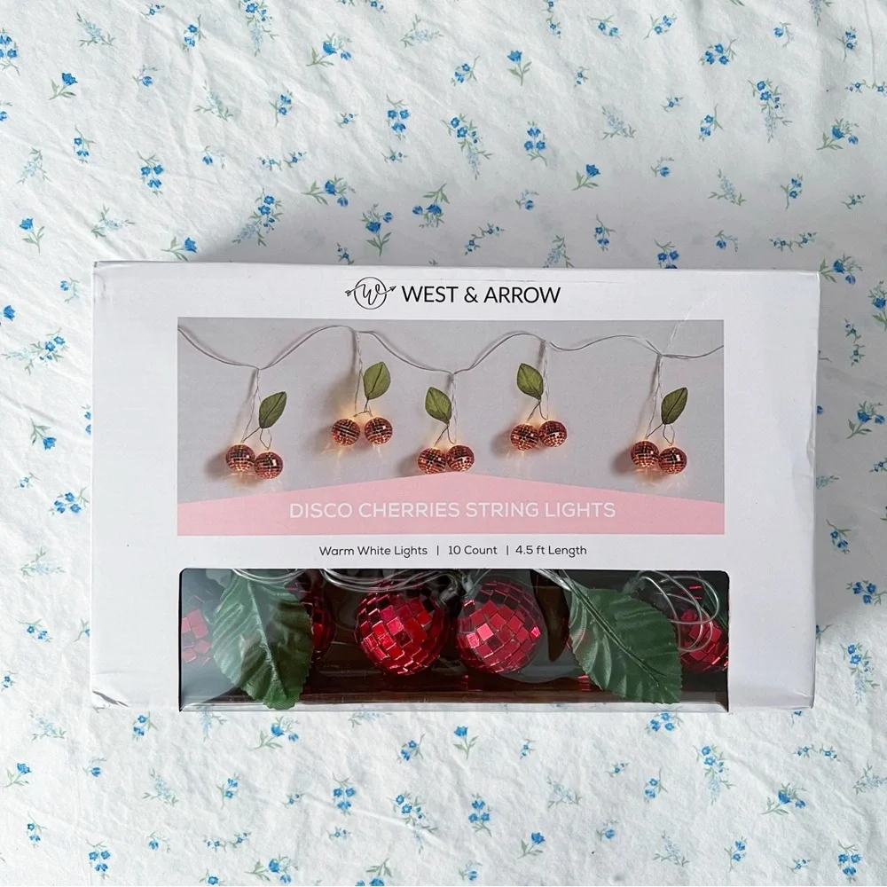 West & Arrow Disco Cherries String Lights
